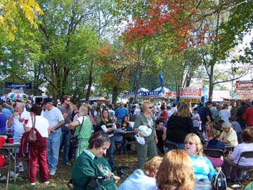 Food court at the Chatsworth Cranberry Festival