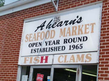 Ahearn's Seafood Market in Waretown, NJ