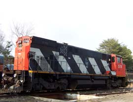 Engine at Winslow Junction, NJ